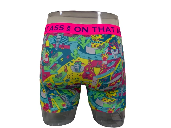 Comfortable Combed Cotton Men's Trunks With Jacquard Nylon Waistband factory