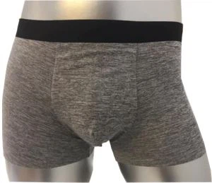 Ropa interior deportiva transpirable de algodón para hombres