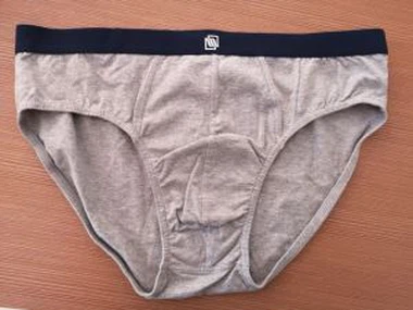 Calzoncillos de algodón de color gris para hombres