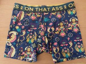 Ropa interior de algodón de impresión reactiva para hombres OEM
