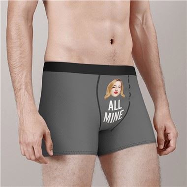 Ropa interior de hombre blanca para San Valentín Calzoncillos bóxer