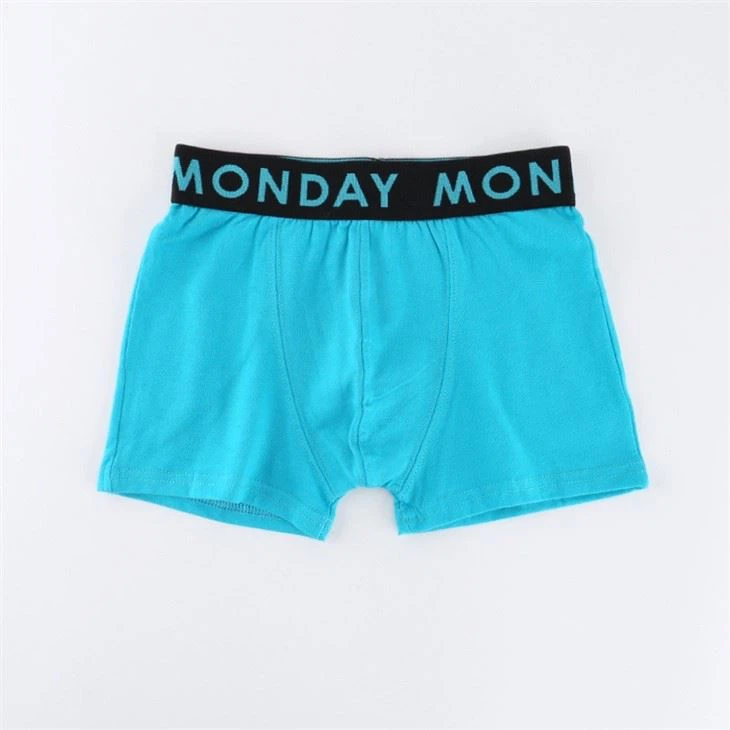 Soft Cartoon Printed Juniors Boys Boxers Sky