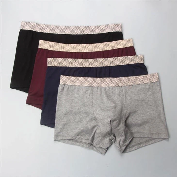 Water printing underwear best boxers for men multi color and pattern manufacture custom seamless cotton fabric